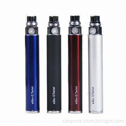 E-go T Battery, 900mAh, USB Pass-through Rechargeable Battery